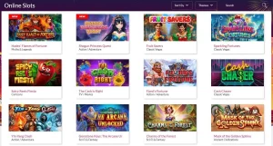 Slots of Vegas Game Selection