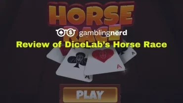 DiceLab's horse race in background of blog header