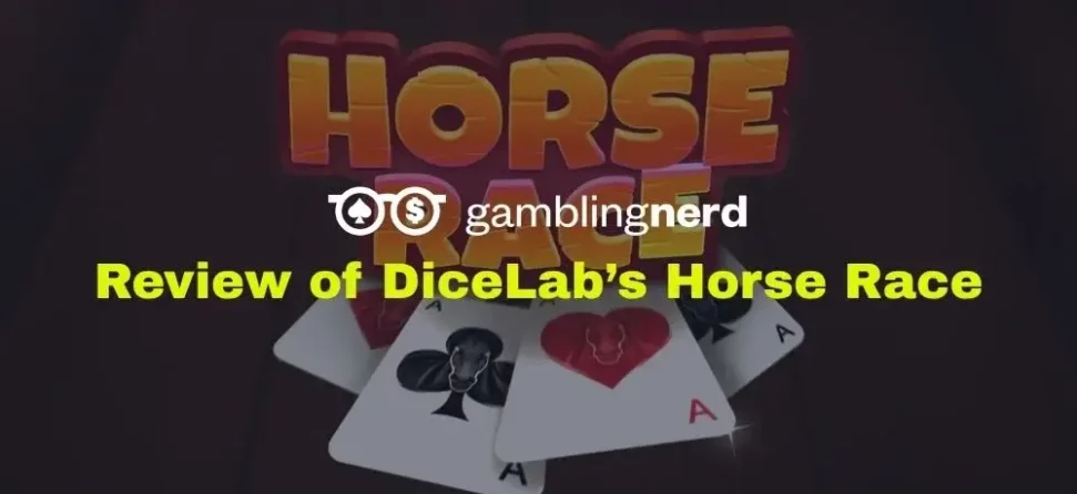 DiceLab's horse race in background of blog header