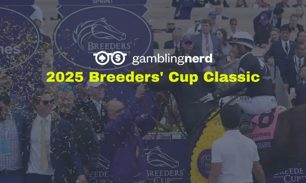 A Breeder cup victor in background of blog header
