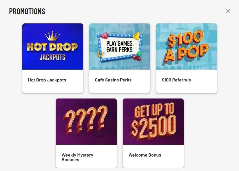 cafe casino bonuses
