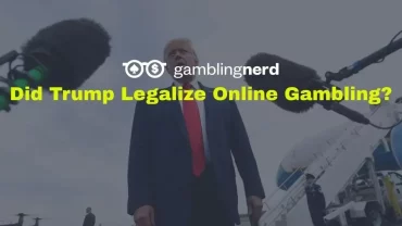 President Donald Trump talks with the press