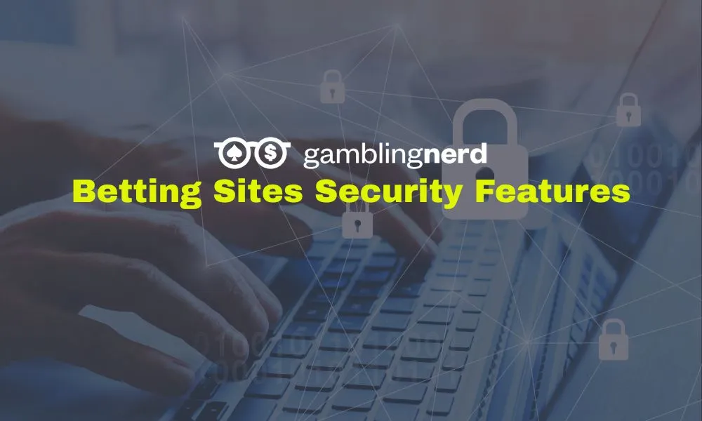 typing on a laptop with security background