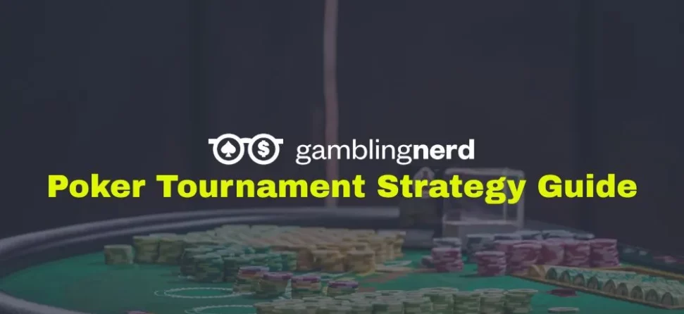 Poker table with chips on it