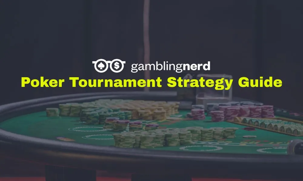 Poker table with chips on it