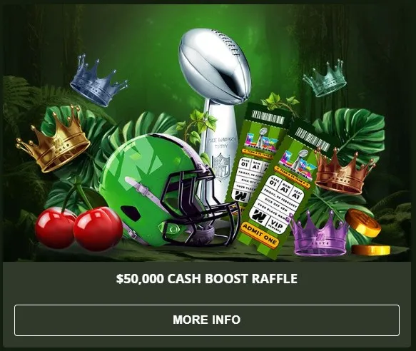 Wild Casino Cash Boost Raffle 4