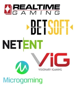 Casino Software Providers Logos