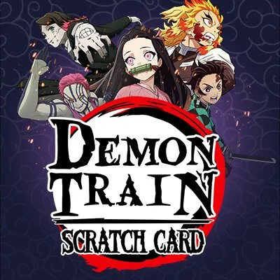 Demon Train Scratch Card Logo