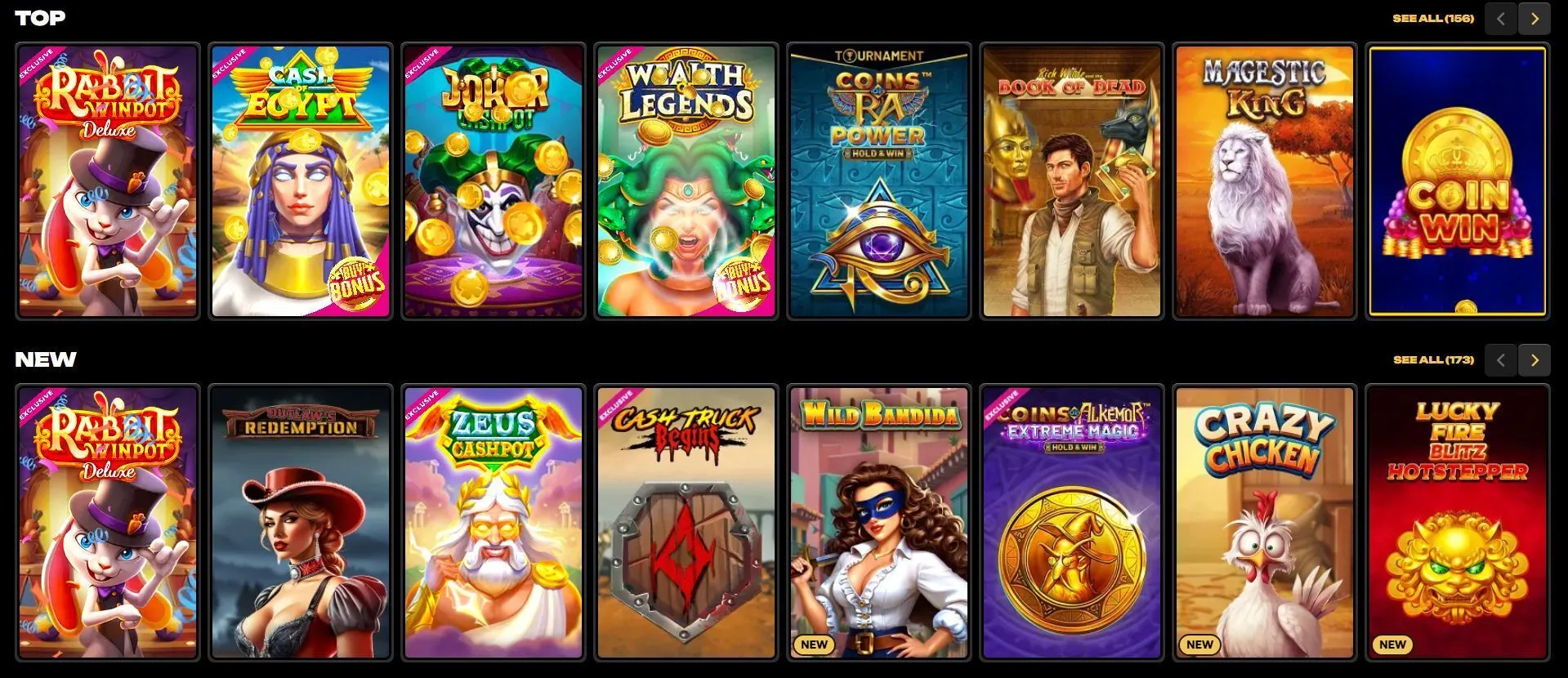 Spinsy Casino Games