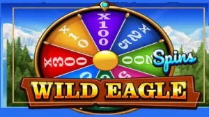 Wild eagle spins slot logo