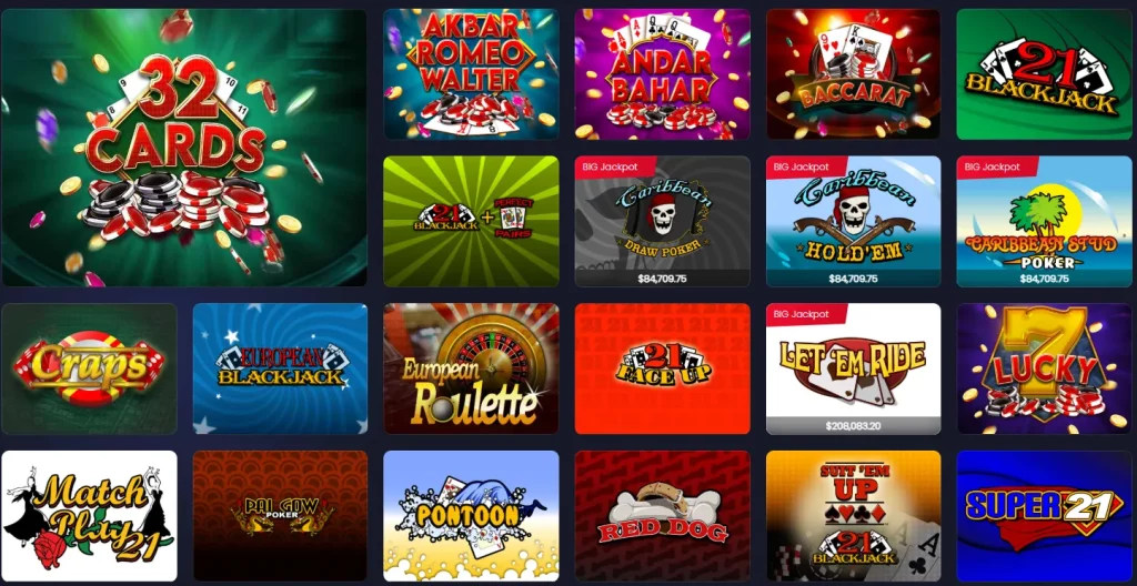 all star slots table games