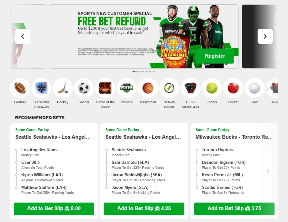 betway sportsbook
