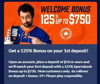 sports interaction welcome bonus 2