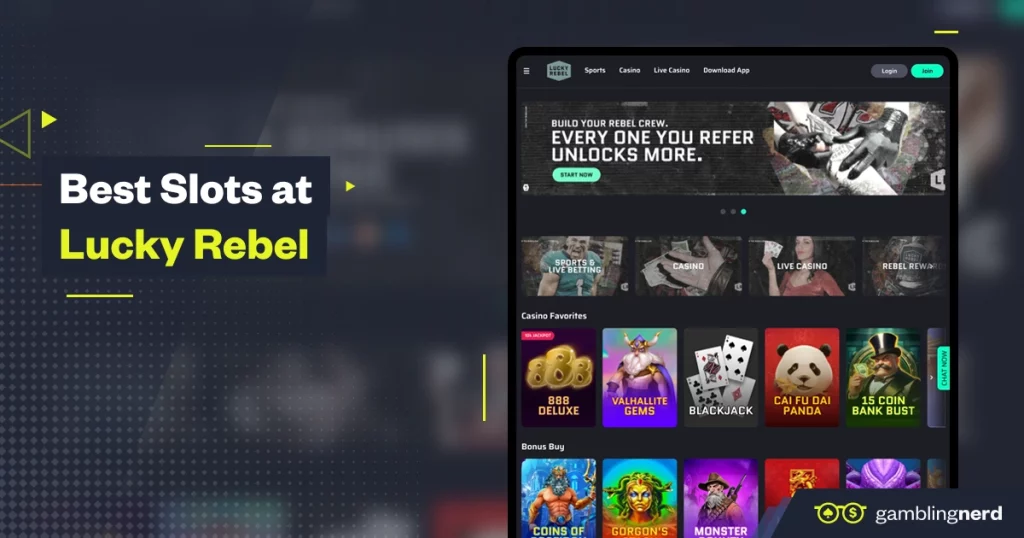 best lucky rebel slots games