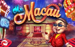 Mr. Macau by Betsoft slot logo