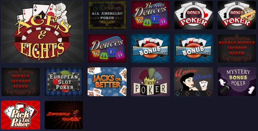all star slots video poker