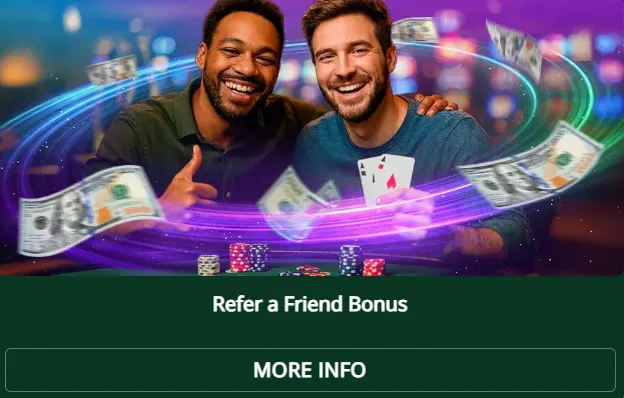 the online casino refer a friend bonus 2