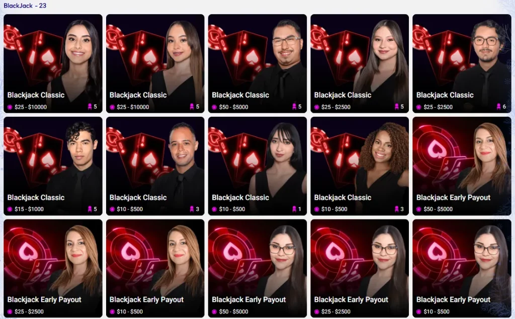 voltage bet live dealer