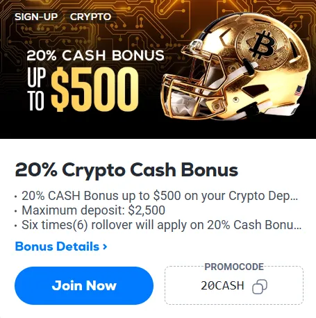 betus crypto cash bonus 2