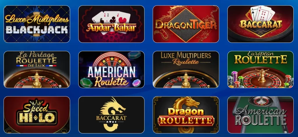 las atlantis casino table games