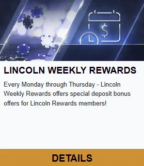 lincoln casino weekly rewards 2