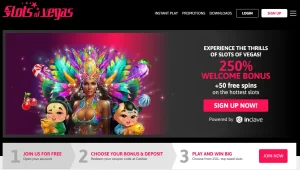 slots of vegas homepage