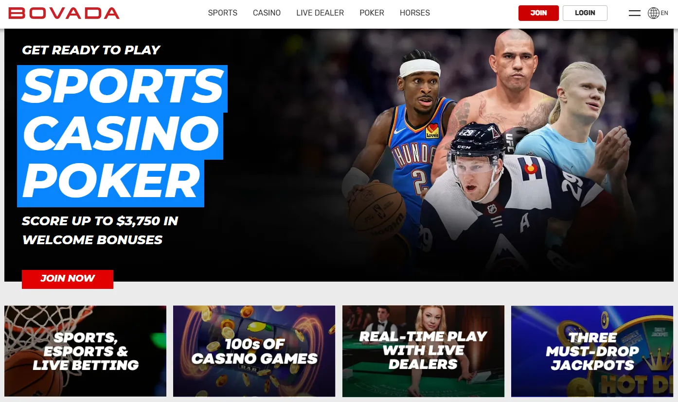 bovada homepage 1