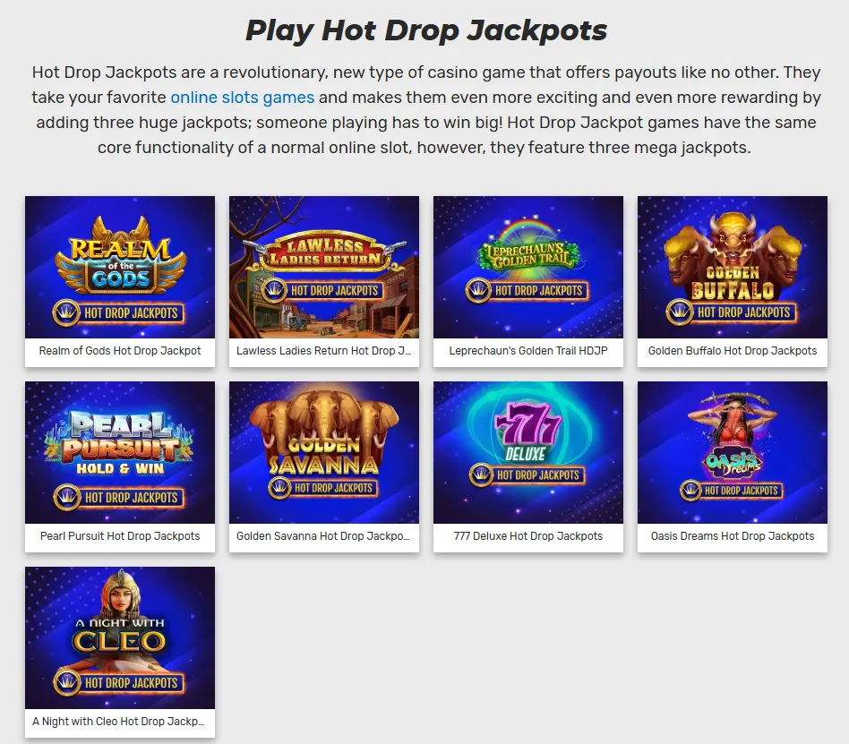 bovada hot drop jackpots 4