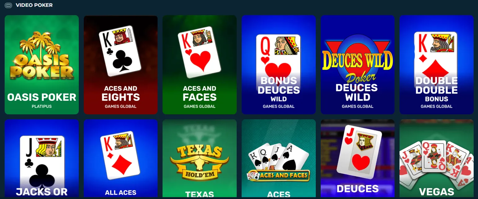 north casino video poker 2