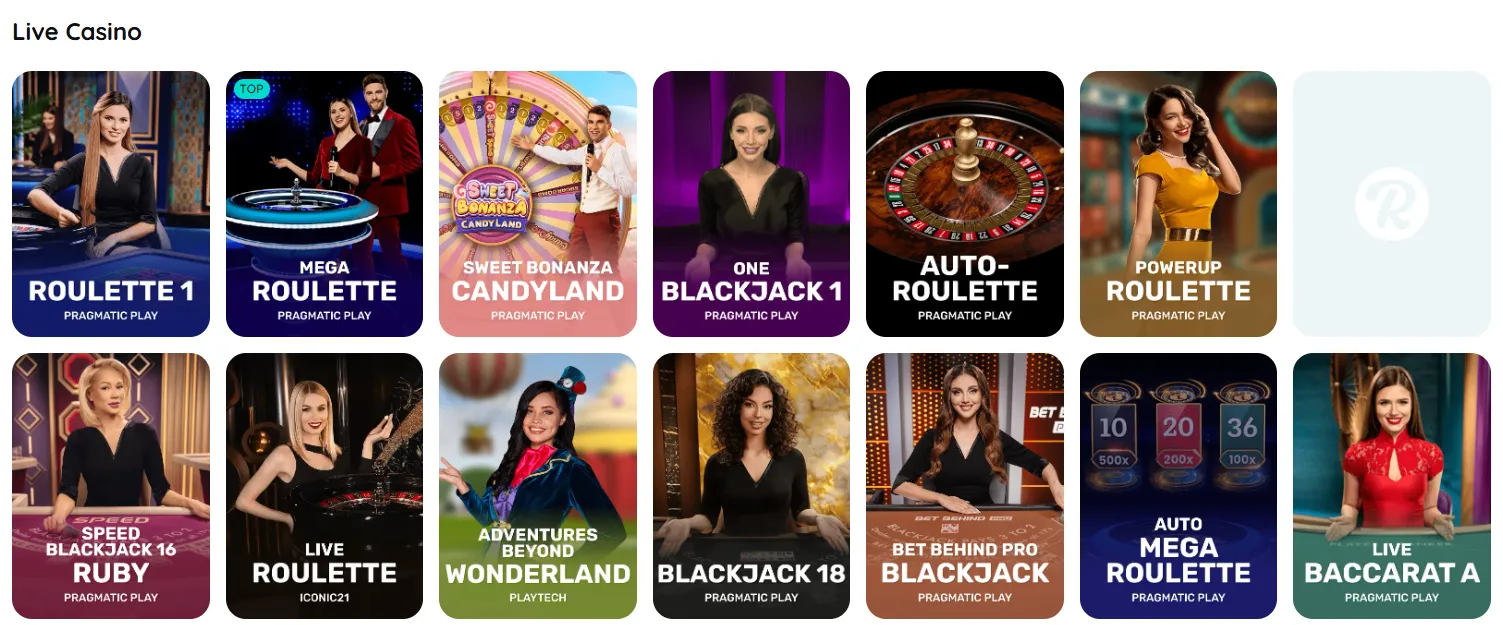 rooli casino live dealer 2