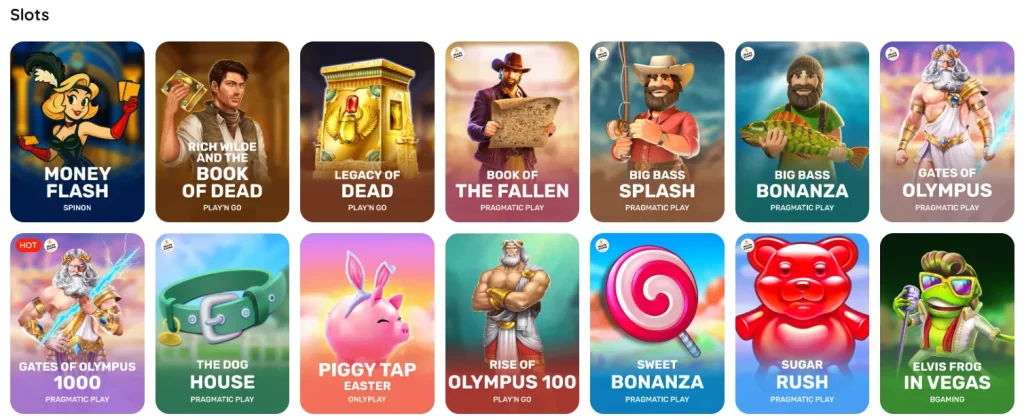rooli casino slots