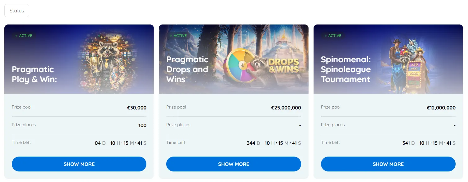 rooli casino tournaments 6