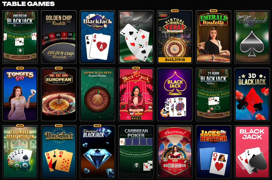 spinsy table games 5