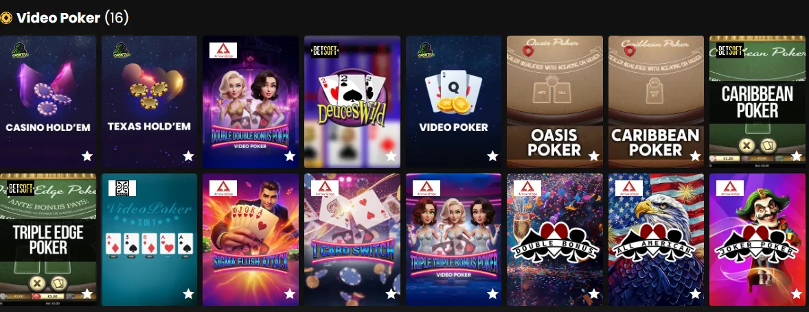 vegas aces casino video poker 2