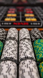 tray of casino chips