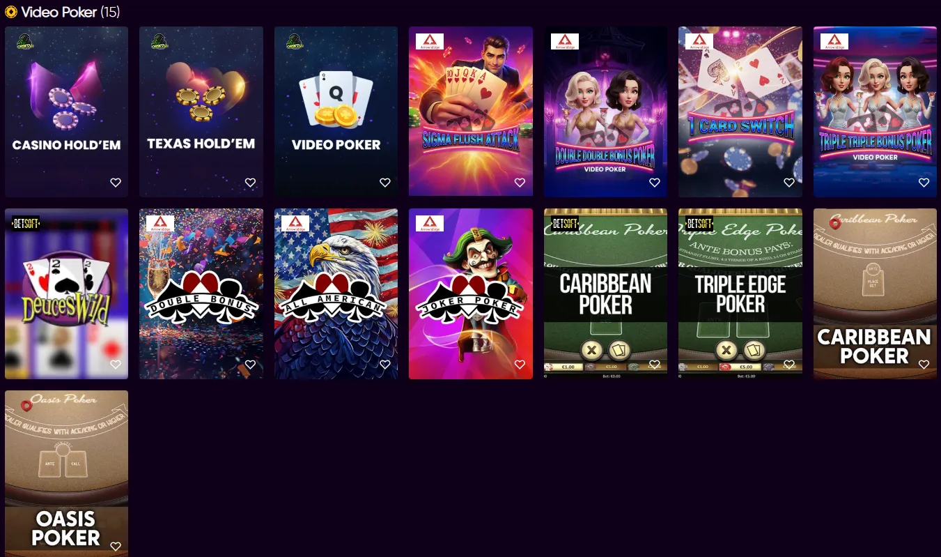 Slots Paradise video poker 8