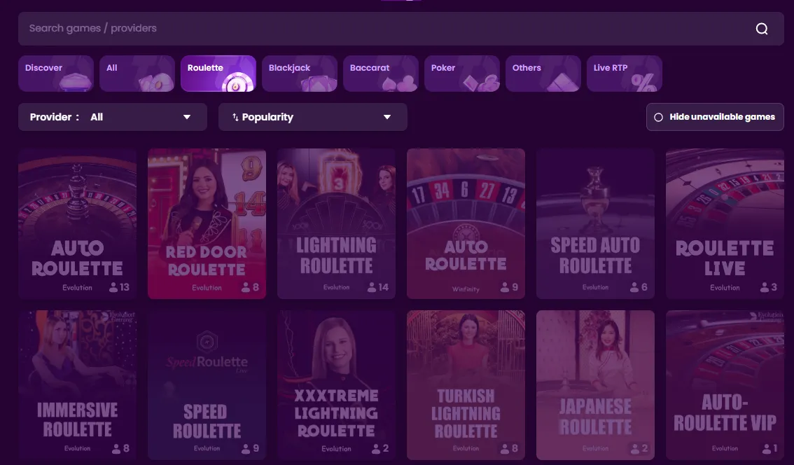 TrustDice live dealer 5