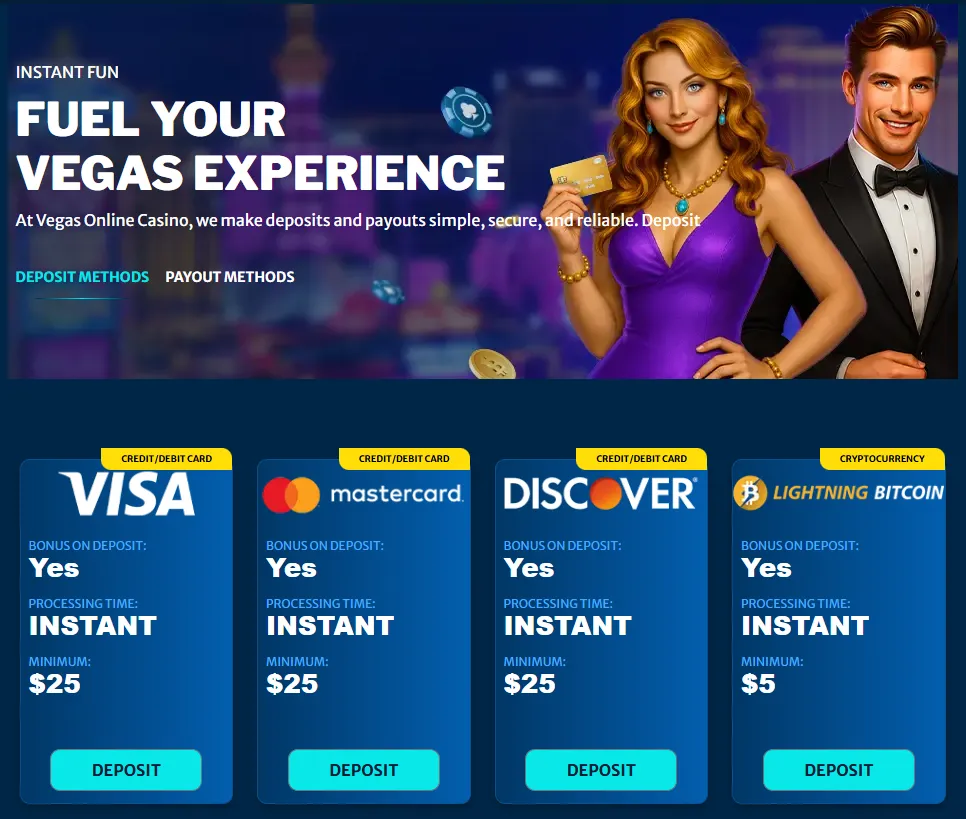 Vegas Casino Online banking 2
