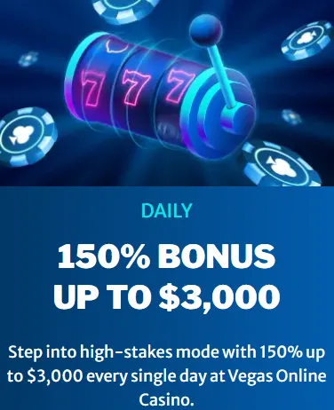 Vegas Casino Online daily bonus 2