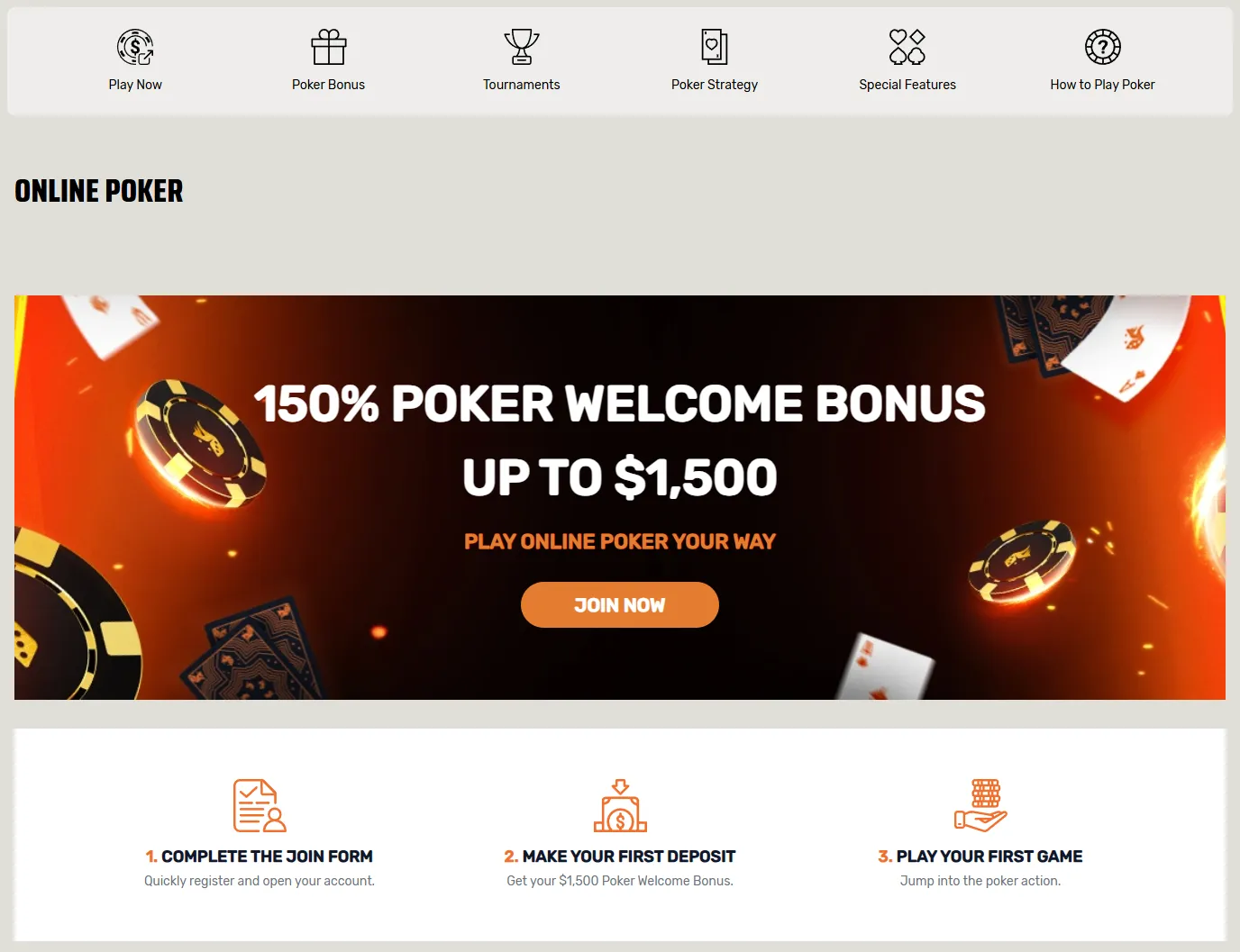 ignition casino poker page 8