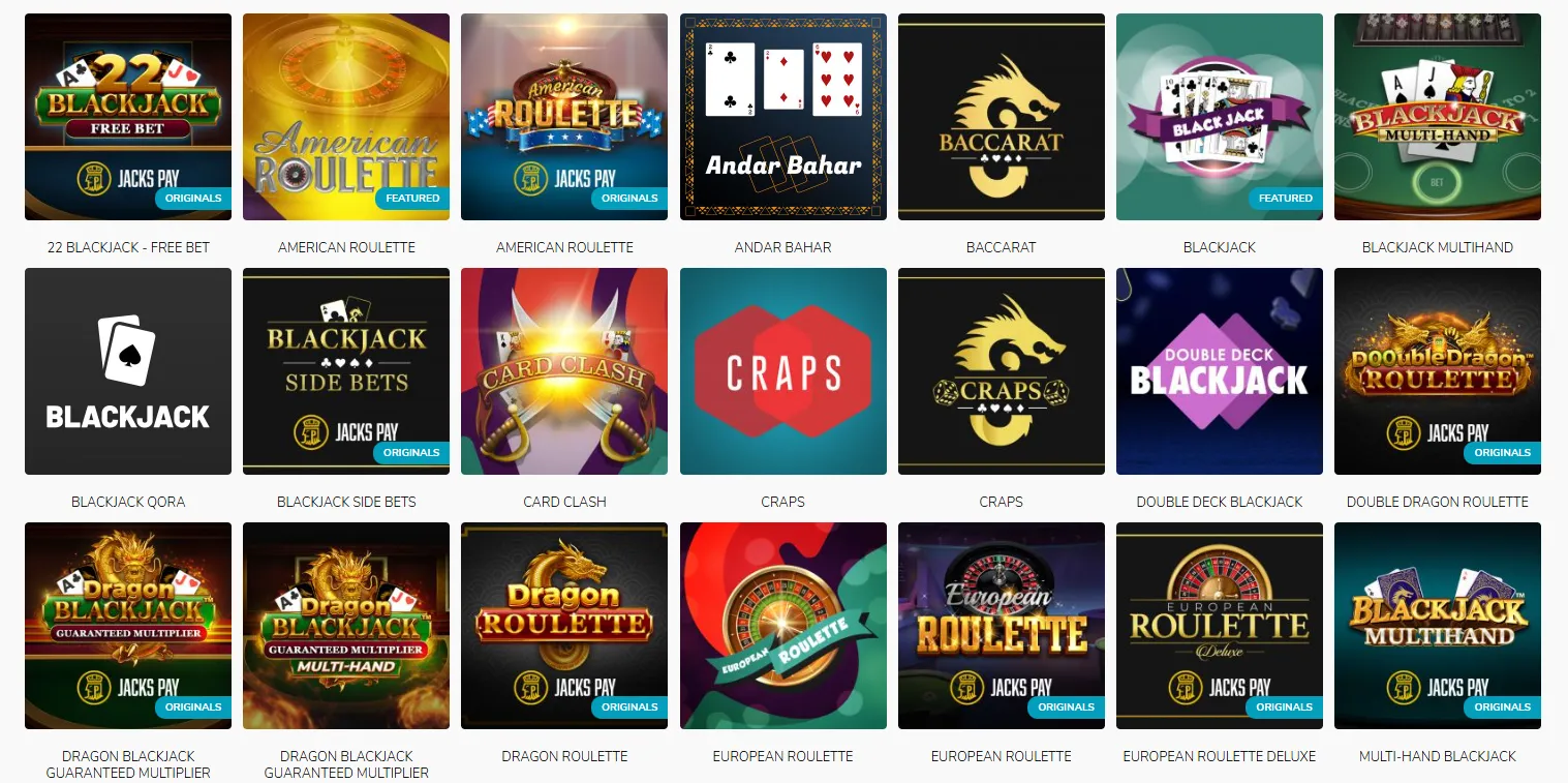jackspay table games 6