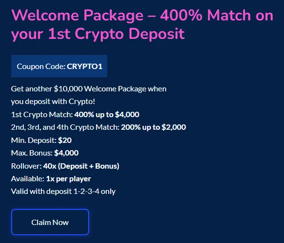 onlinecasinogames crypto bonus 2