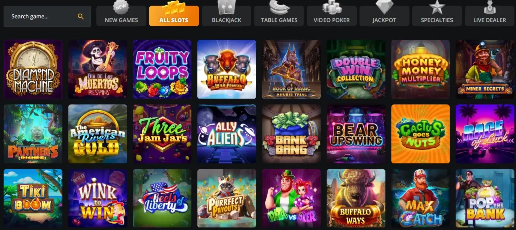 BetWhale slots
