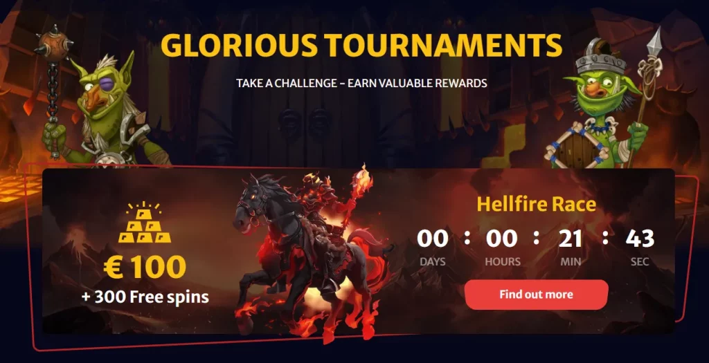 hellspin casino tournaments