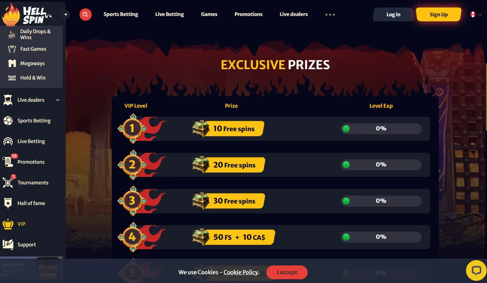 hellspin casino vip 2
