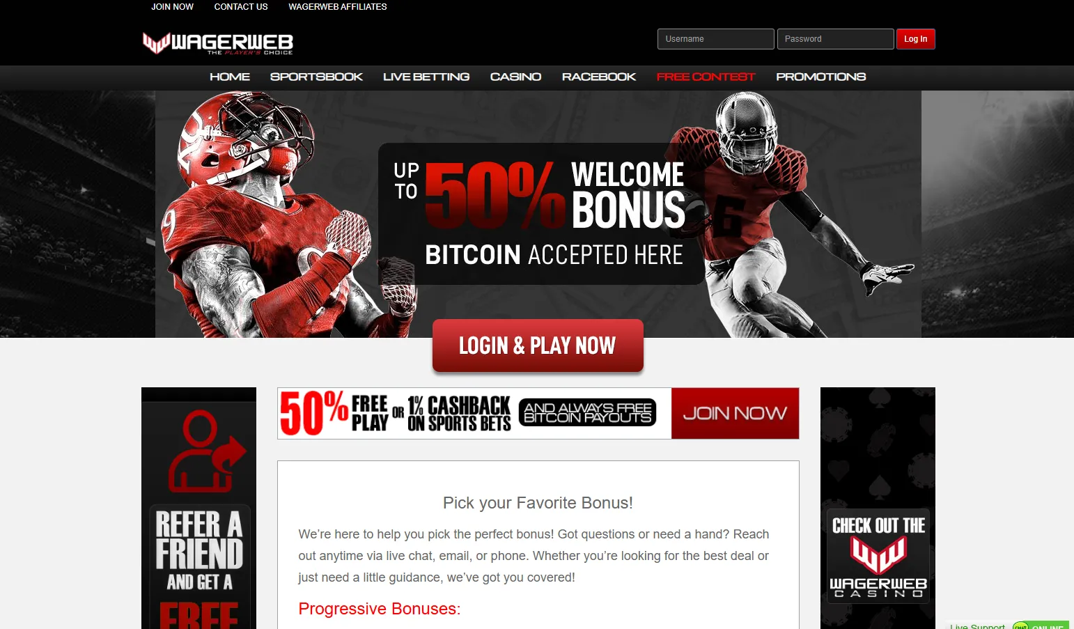 wagerweb promotions 3