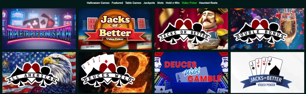 xbet video poker