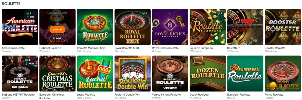 IviBet Casino table games
