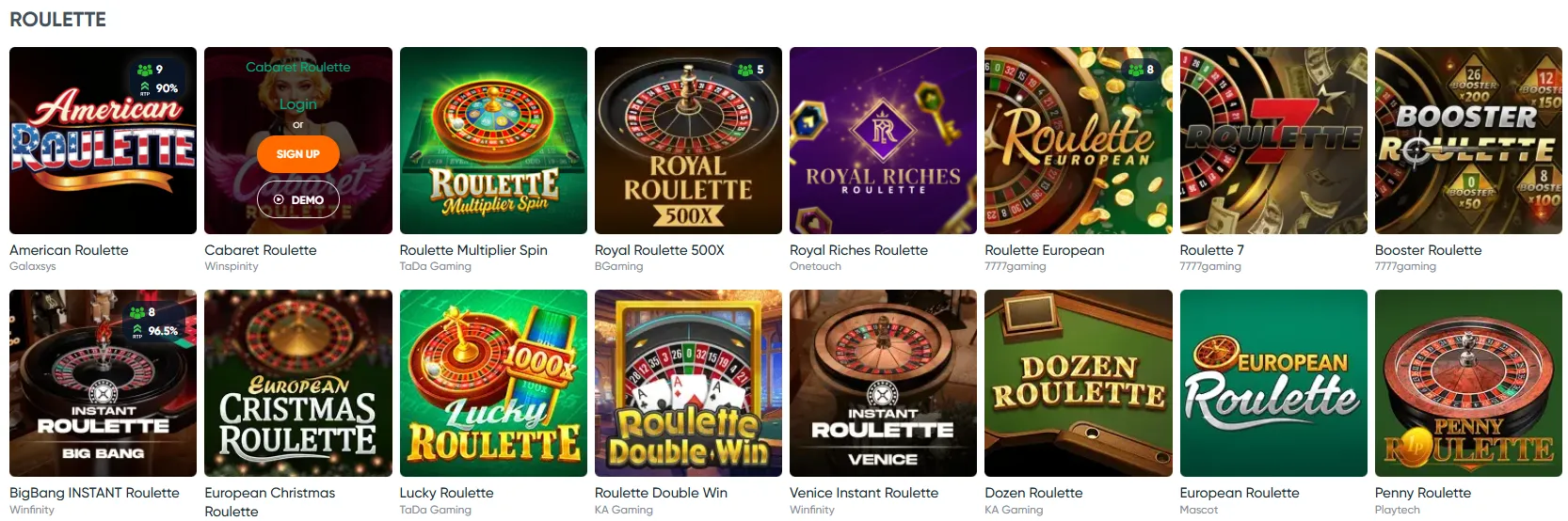 IviBet Casino table games 7