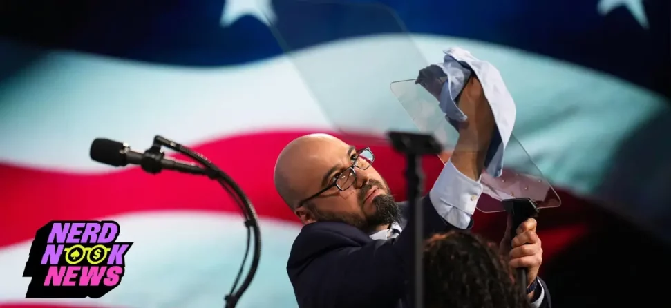Trump's former teleprompter operator, Gabriel Perez